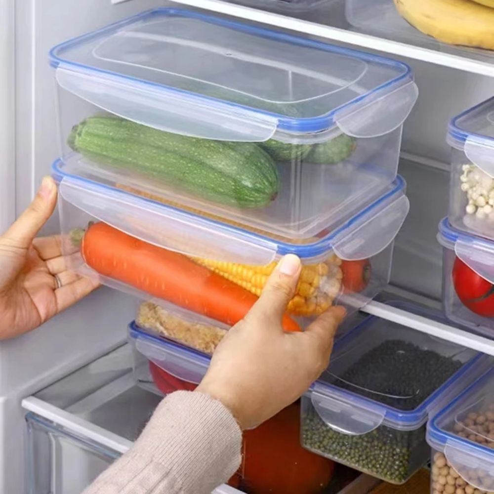 Food Storage Oven Safe - Voedselcontainers Stapelbare magnetronverwarmde lunchbox Verzegelde rechthoekige