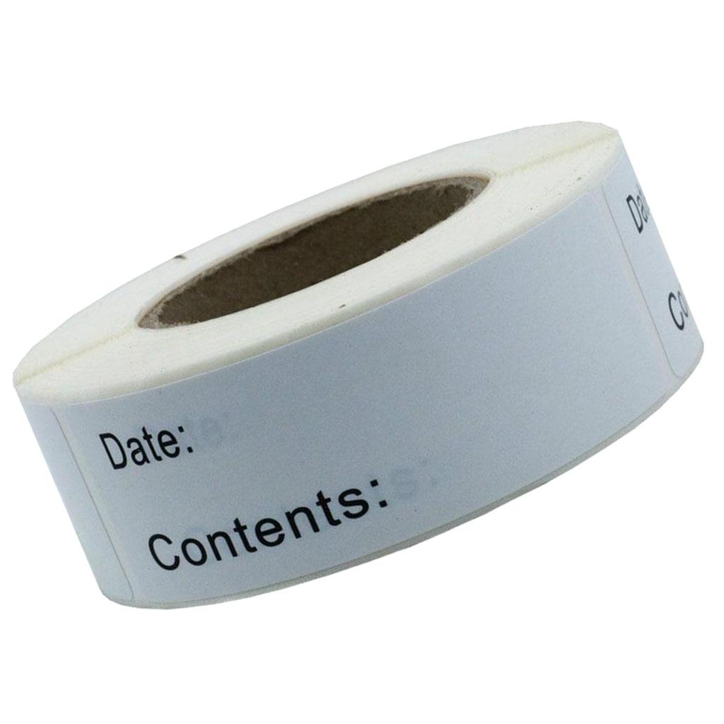 Food Storage Labels - Oplosbare etiketten voor het labelen van
