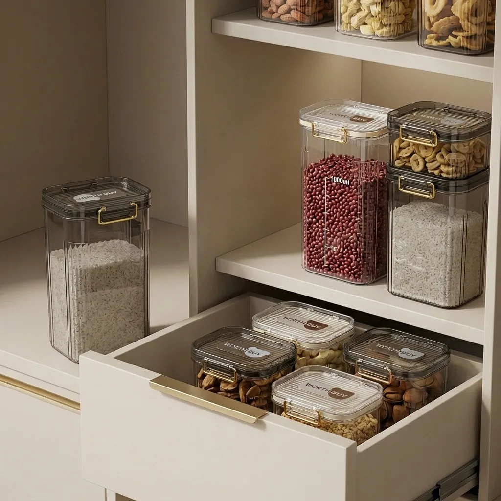 Luchtdichte voedselbewaarconta - Food Storage With Dividers recensie en prijs