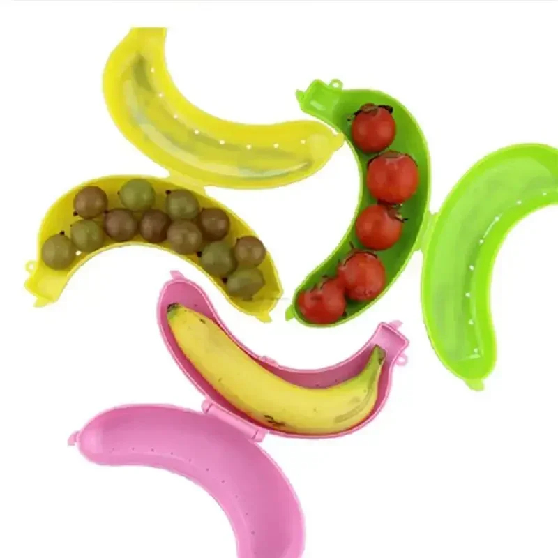 Duurzame plastic bananencontai - Food Storage Meals recensie en prijs