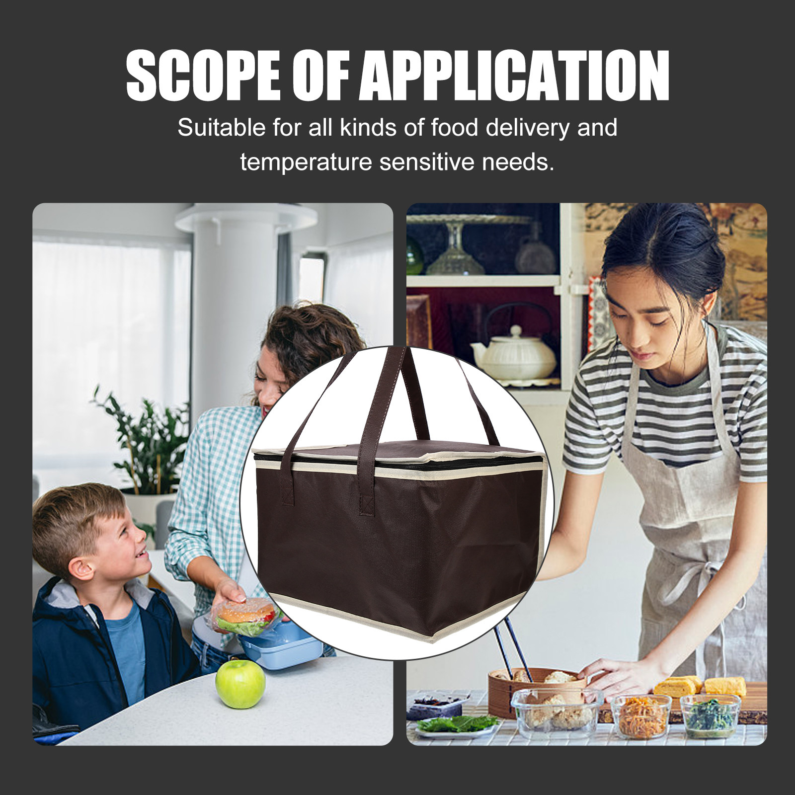 Geïsoleerde boodschappentas vo - Food Storage Bag recensie en prijs