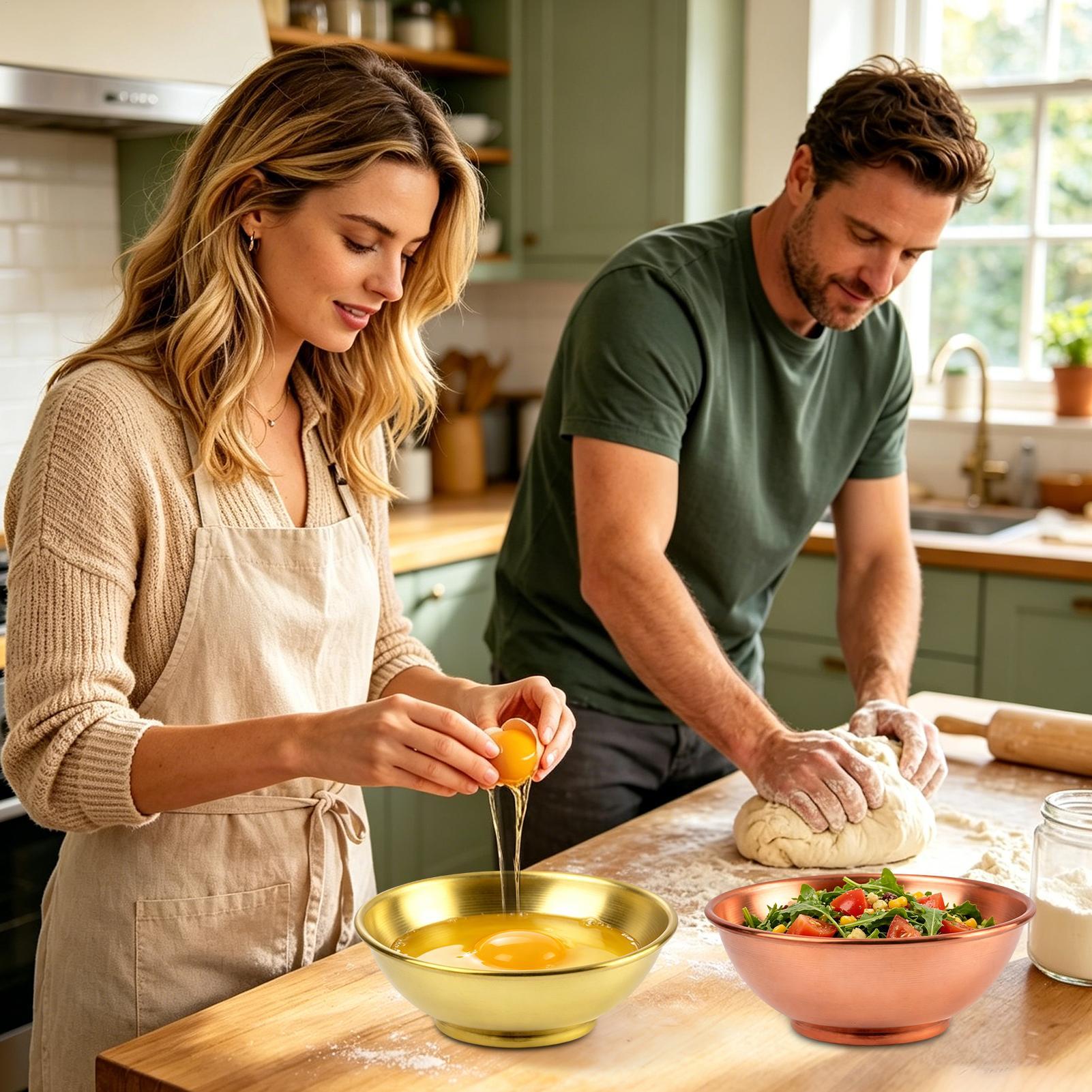Koperen kom Grote opbergcontai - Food Storage Meals recensie en prijs