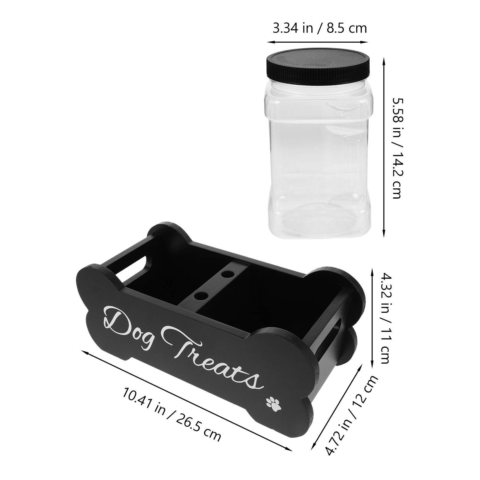 Houten hondenvoerdoos met vakk - Food Storage With Dividers recensie en prijs